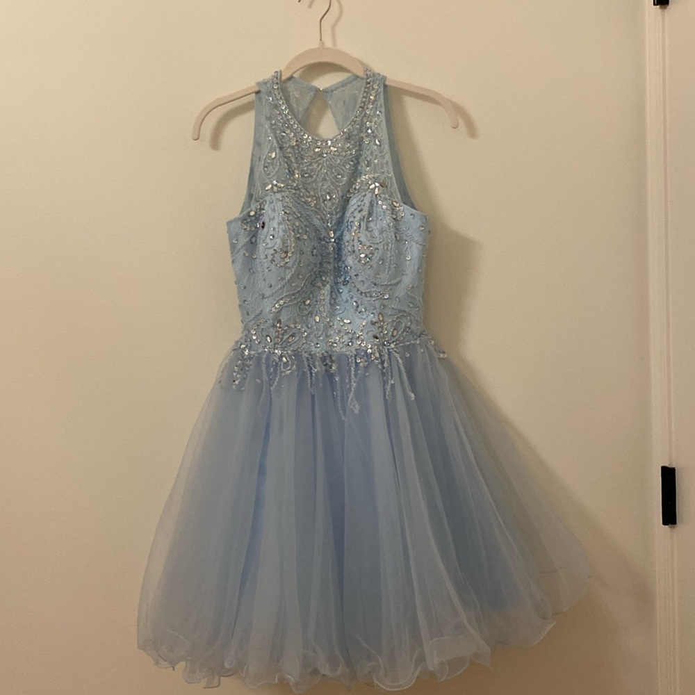 Gorgeous Light Blue Prom Dress